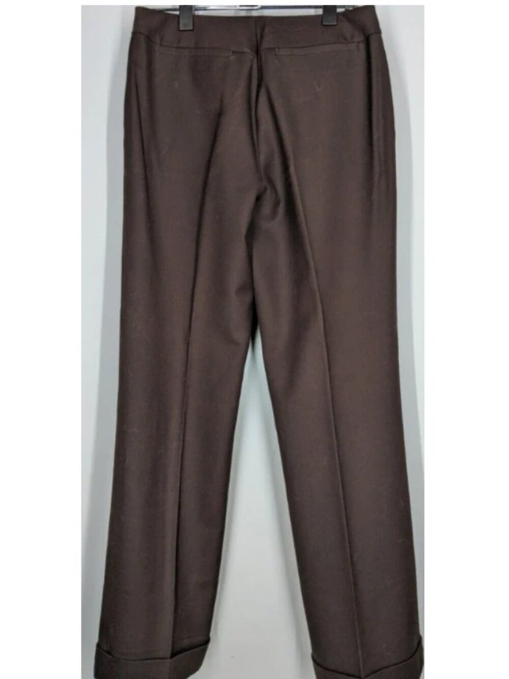 JCrew classic dark brown wool slacks - US petite 2 - Picture 2 of 5